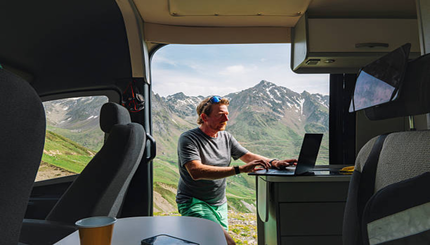 https://media.gettyimages.com/id/2218446934/photo/a-mature-man-catches-up-on-a-few-emails-on-his-laptop-from-his-campervan-as-the-sun-sets-he.jpg?s=612x612&w=0&k=20&c=0esbca1X5yczvX0nsHFQV9YjCxYQHiEWY40EkjNn1Hw=